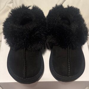 Black Kids Slippers